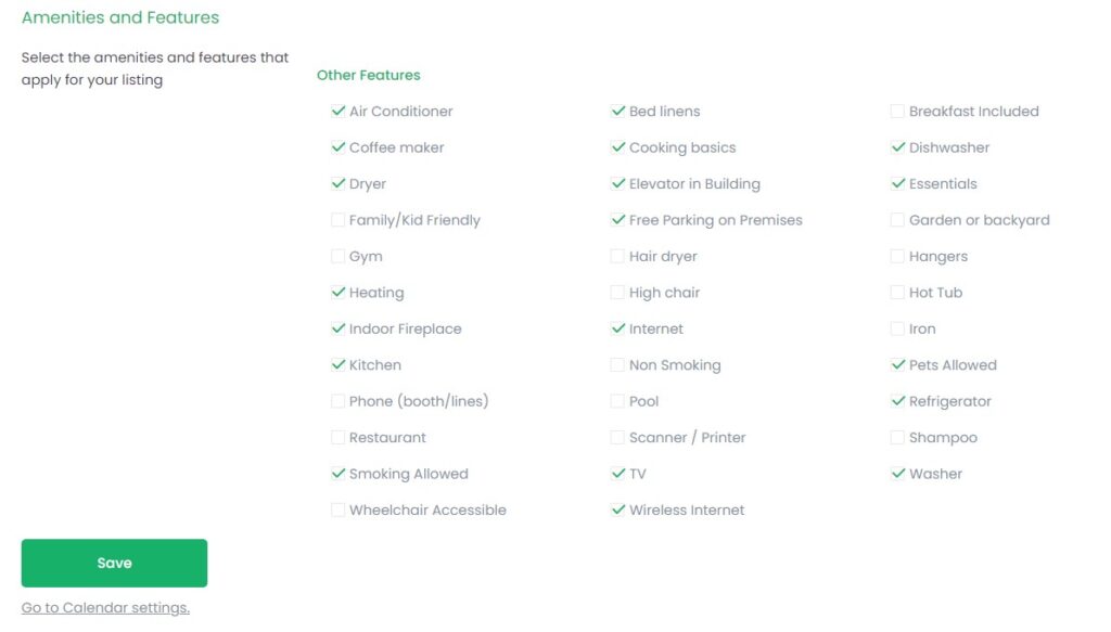 Amenities and Features - إضافة عقار جديد